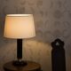 Leather lamp base, Le Tanneur (attr.), France, 1950s/1960s