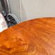 Dining table with a mahogany band in louis xvi style