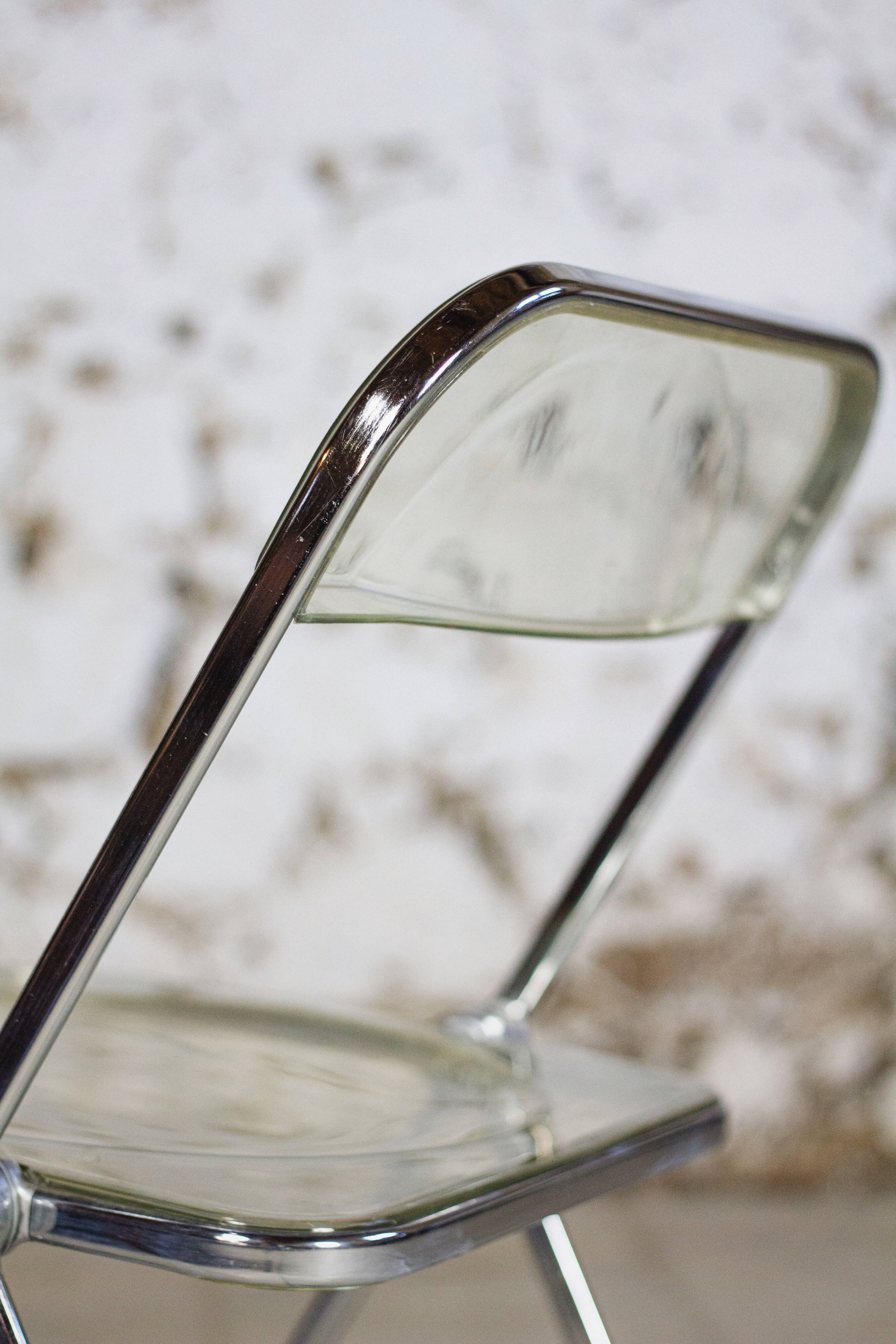 Folded chair by Giancarlo Piretti for Anonima Castelli, 1970