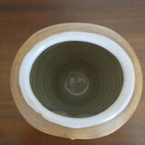 Zoomorphic vase Owl vintage pottery of the dove