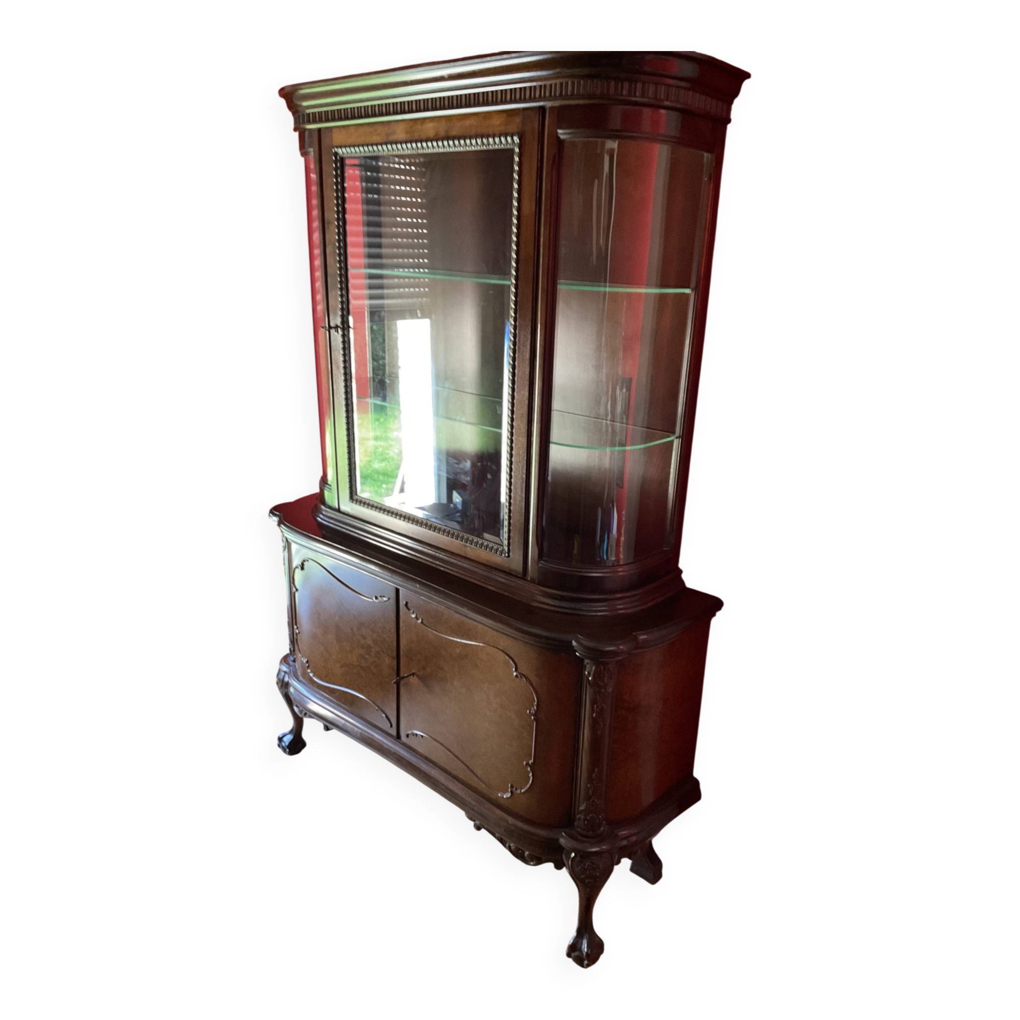 Vitrine argentier chippendale