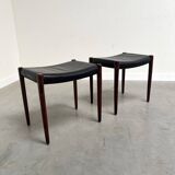 Set Møller 80A stools, 1960s