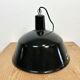 Industrial black enamel pendant lamp from emax, 1960s