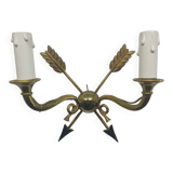 Empire style arrow wall light