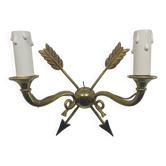 Empire style arrow wall light