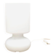 IKEA Lykta vintage mushroom lamp in blown white glass – 90s design table lamp