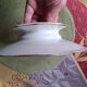 Compotier / assiette montée en porcelaine de limoges 1920-1930