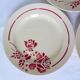 3 vintage dessert plates from St Amand 220614