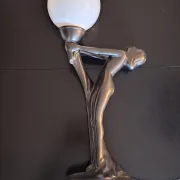 Retro woman lamp