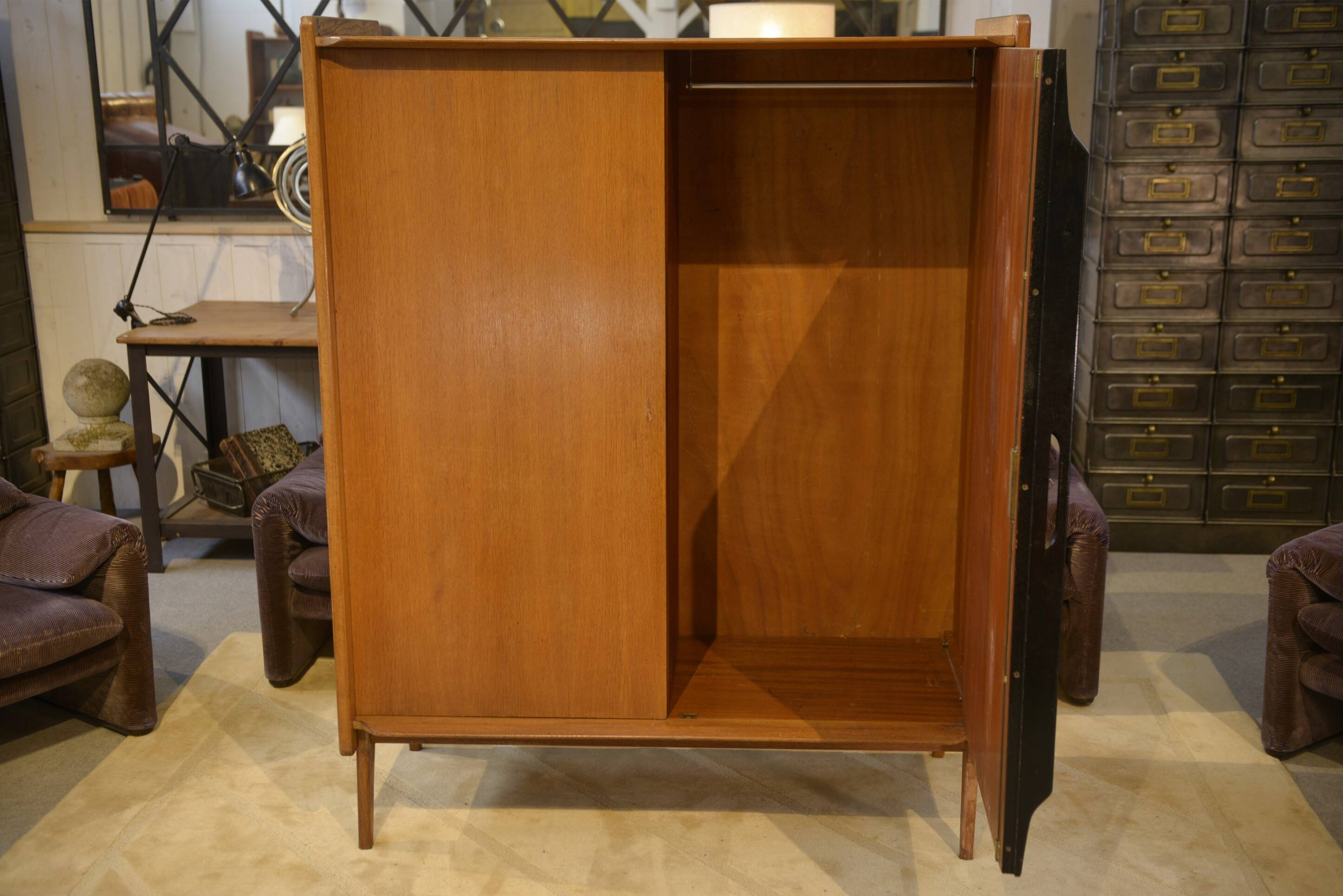 Armoire en chêne par Roger Landault 1960’s