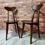 Chaise de menuisier unique conçue par Wanda Genga, Pologne 1958