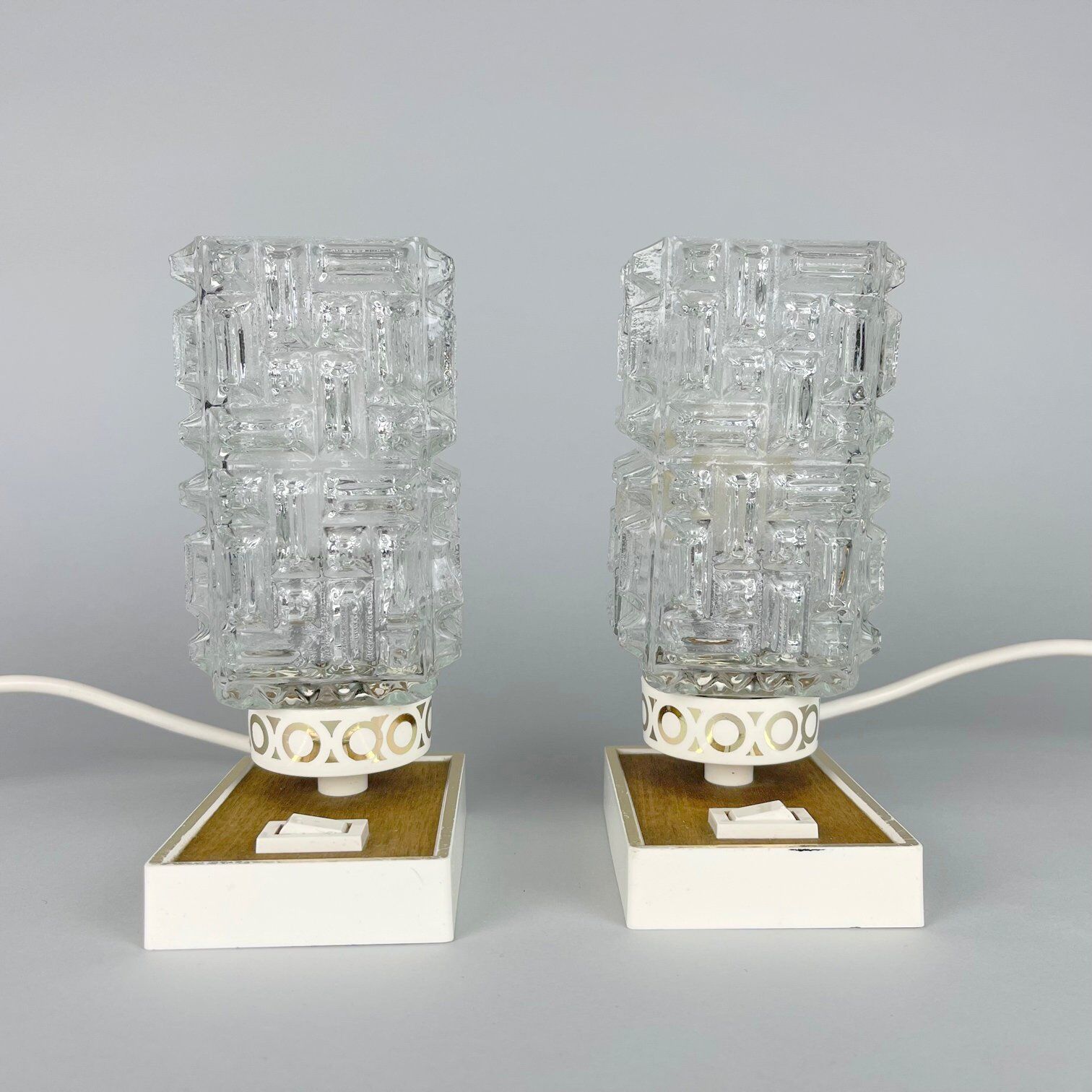 Set of Vintage Table or Bedside Lamps, 1960's