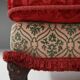 Grand canapé victorien et ottoman assorti, Royaume-Uni, années 1890.