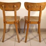 Pair of Baumann bistro chairs