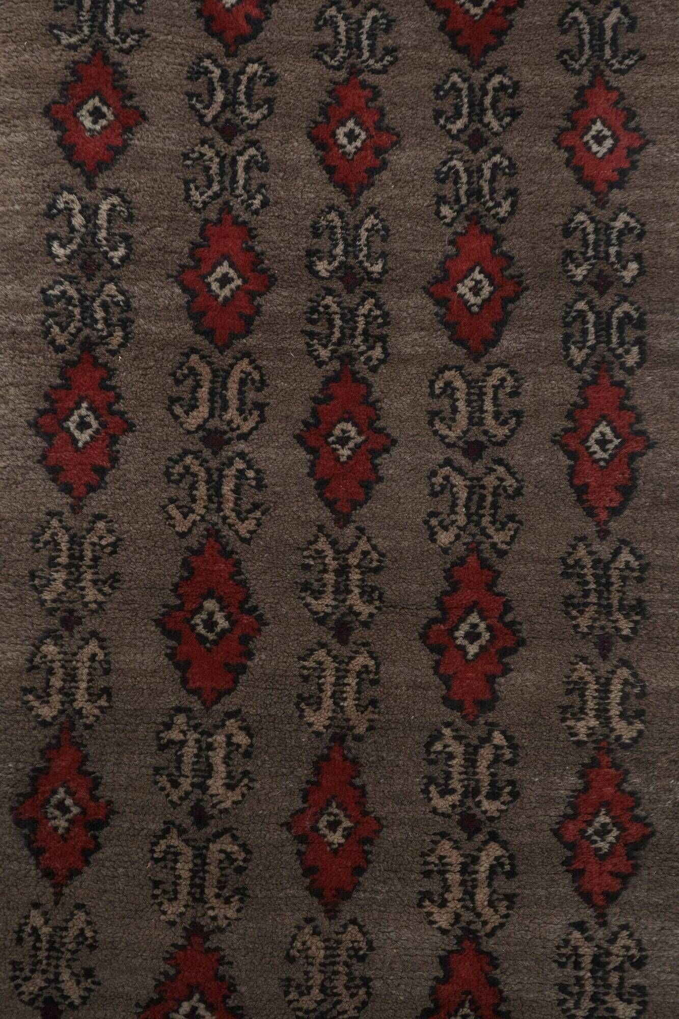 Vintage Turkish hallway rug 74x224 cm