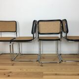 4 chairs Cesca B32 by Marcel Breuer