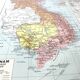 Old map Vietnam Laos Cambodia Asia 43x43cm from 1950