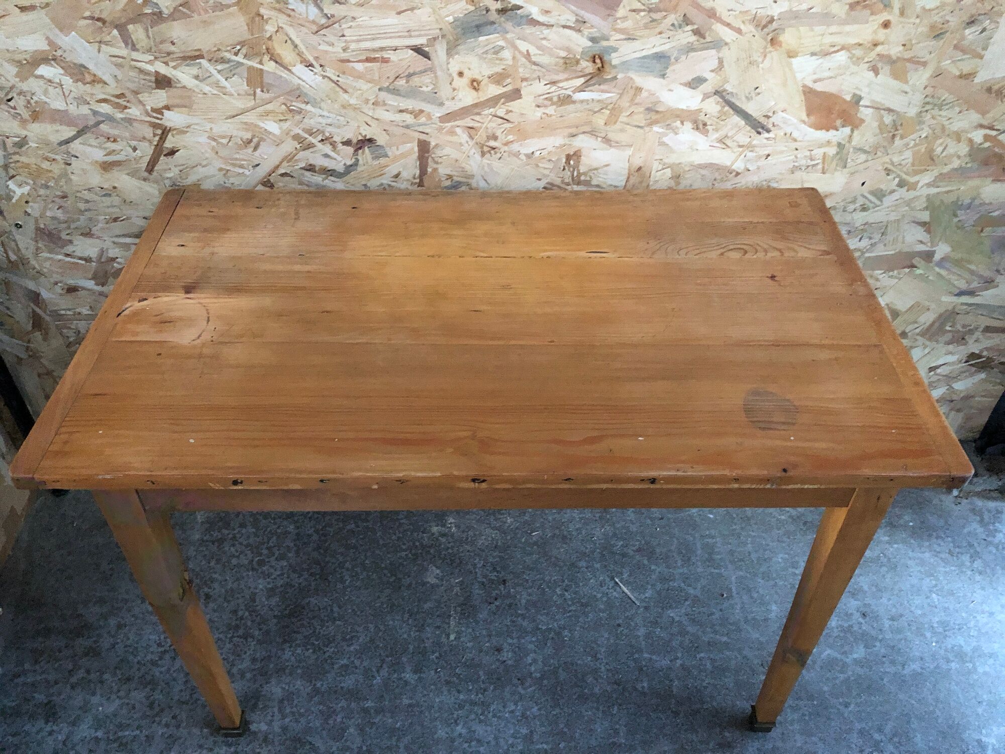 Old dining table kitchen