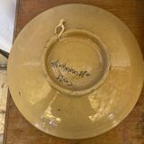 Pair of Antique SAFI Moroccan Glazed Terracotta Dishes from the 50s