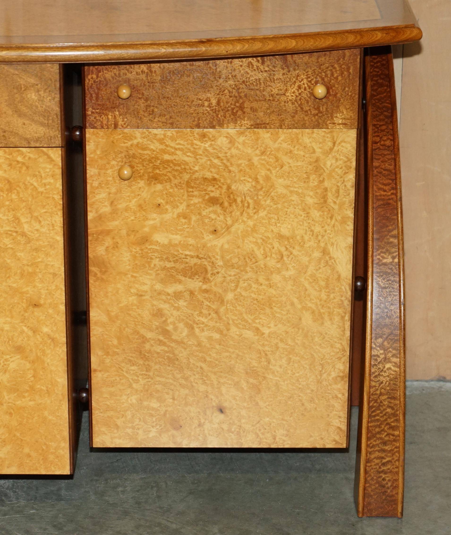 Very Art Deco in burl maple and thuja wood by Andrew Vara.