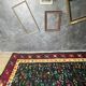Tapis floral olténien, fait à la main en laine en roumanie