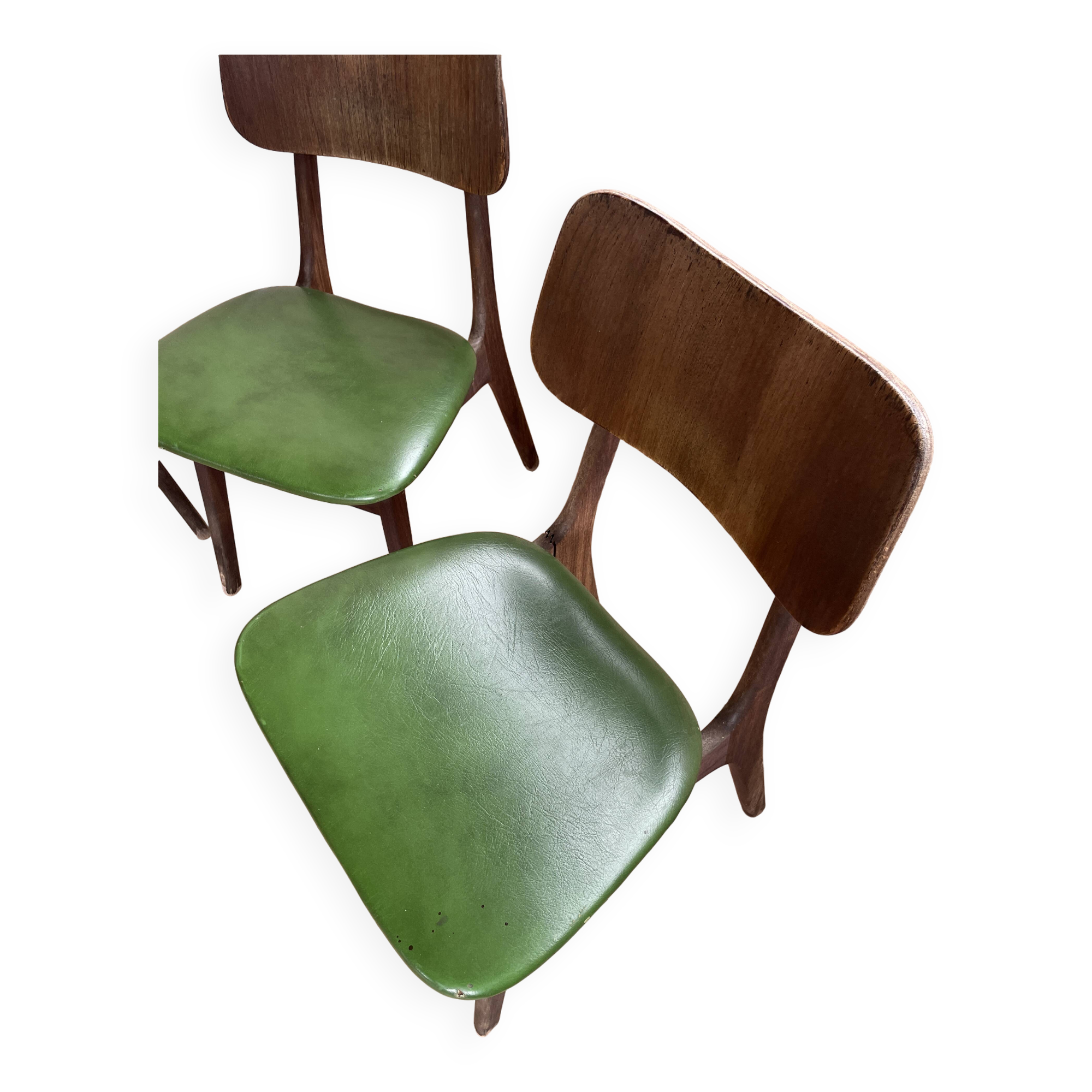 Lot de 5 chaises vintages, années 60