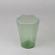 Set of six "Esagonali" glasses by Venini Murano, created by Carlo Scarpa.