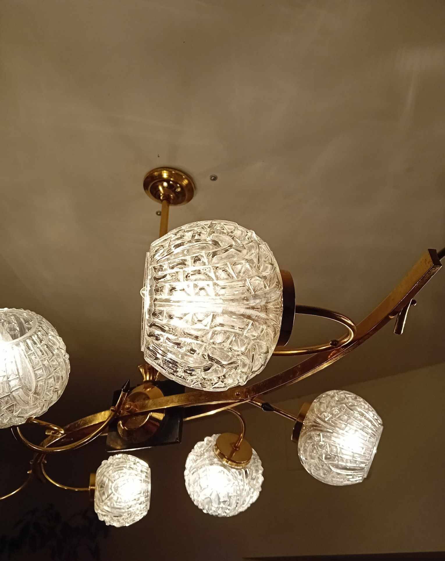 Large maison Arlus chandelier 40s/50s