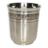Elegant silver-plated metal cup | Christofle