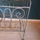 Wrought iron children's bed from the late 19th century.