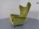 Italian Mohair Wingback Chair, 1950s