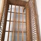 60s wicker rattan cradle bed