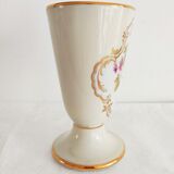 Limoges porcelain cone vase