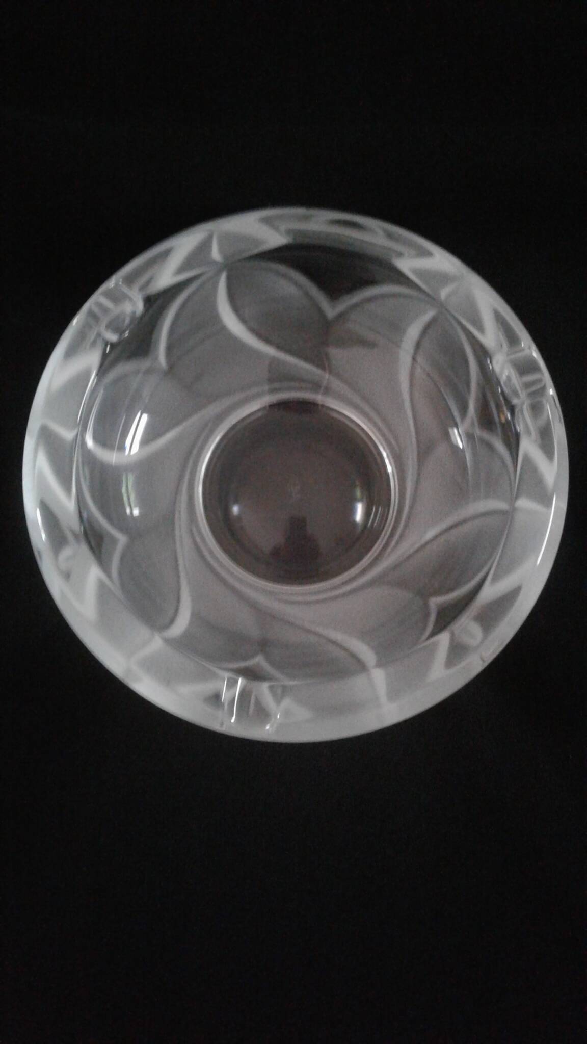 Cendrier en cristal