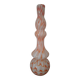 Large opaline glass vase, blown Italian, attributed to the production of Opal.