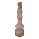 Large opaline glass vase, blown Italian, attributed to the production of Opal.