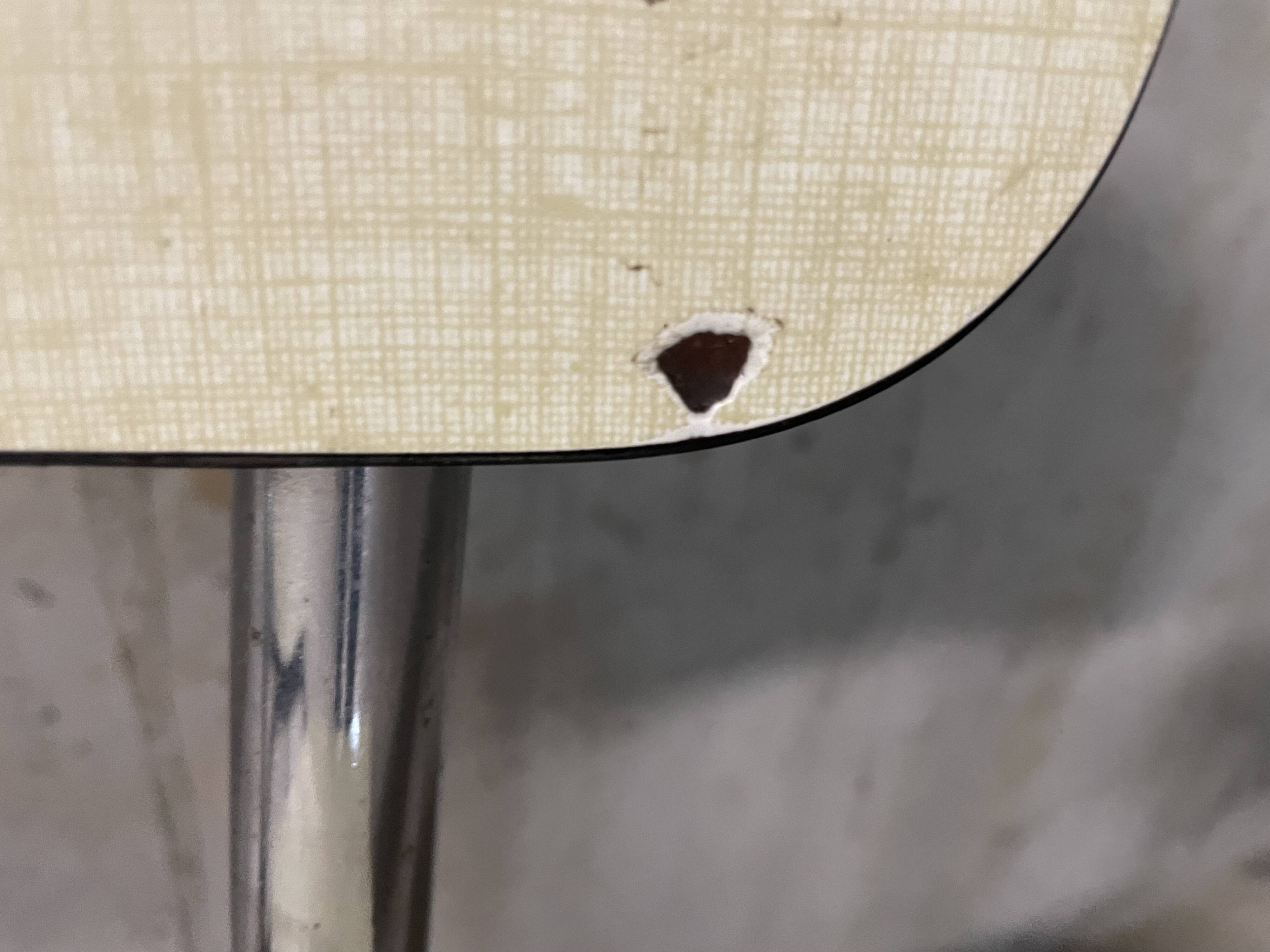 Pair of Formica chairs from the 1960s.