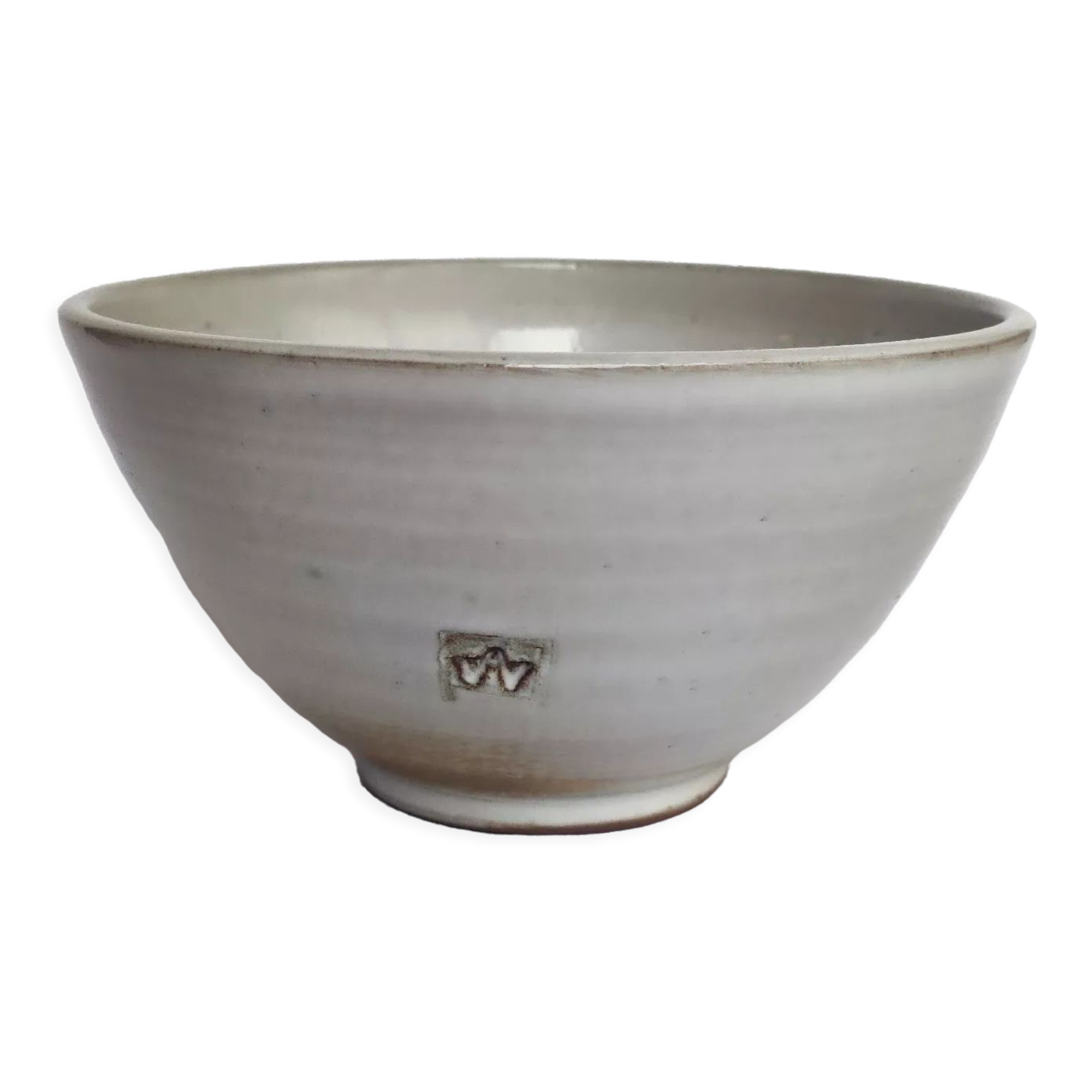 Signed stoneware bowl