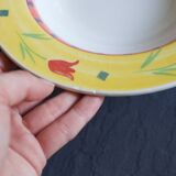 Hollow plates model tulip ceramic