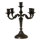 5-burner candlestick in silver bronze