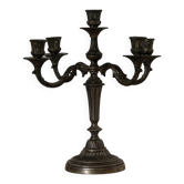5-burner candlestick in silver bronze