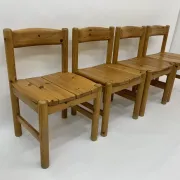 Set of 4 Rainer Daumiller dining chairs, 1970s