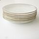 White opaline coffee service 6 cups and 6 under cups - Arcopal