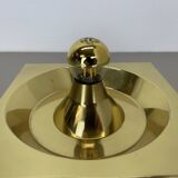 Rare Brass Pop Art Metal Wall Light by Klaus Hempel for Kaiser Leuchten, 1970s
