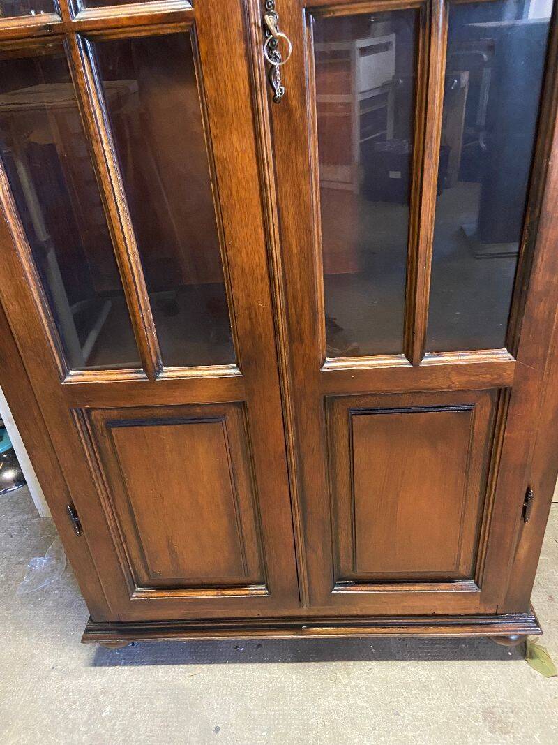 Old Living Room Library Display Case Called "Gendarme's Hat"