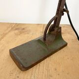 Vintage green enamel bank lamp from Astral, 1930s
