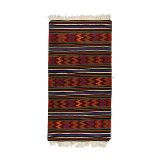 Anatolian handmade kilim rug 286 cm x 148 cm