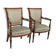Pair of Louis XVI style chairs late XIXth
