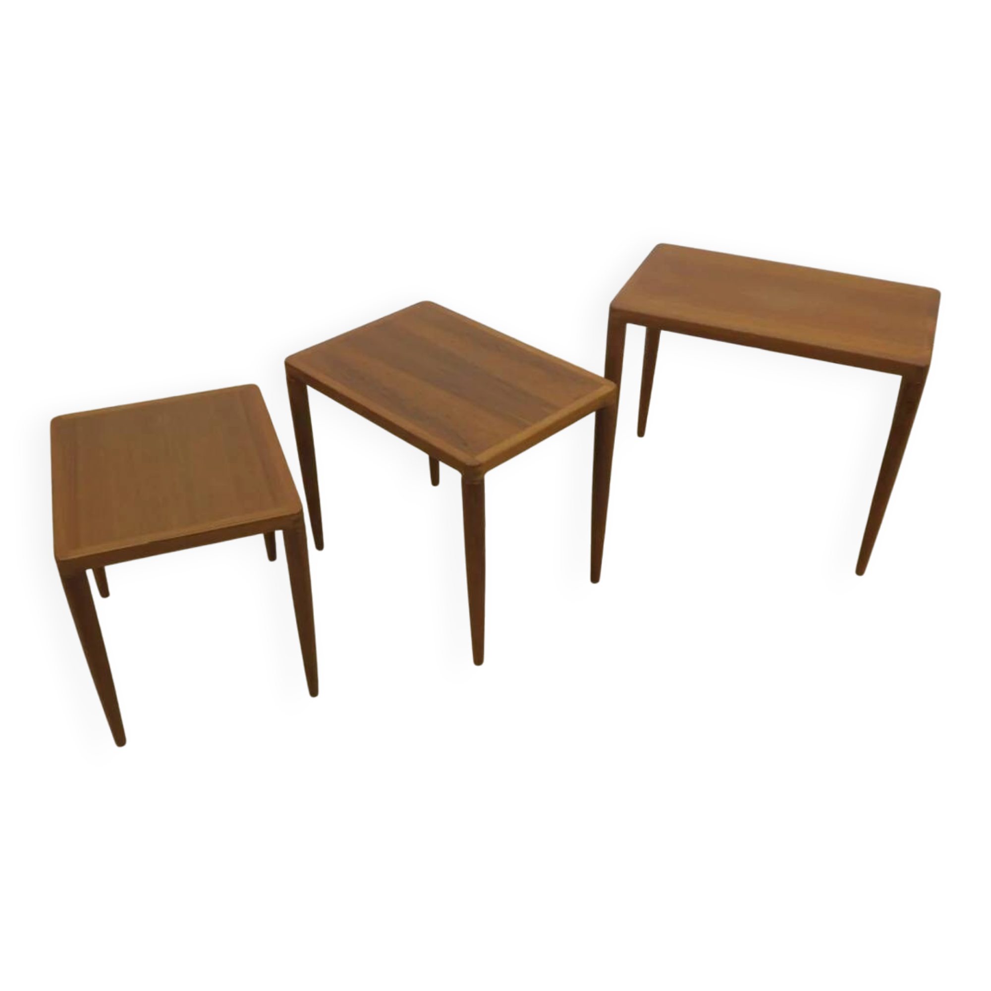 Nest of teak tables – H.W. Klein for Bramin, Denmark 1960 | Mid-Century