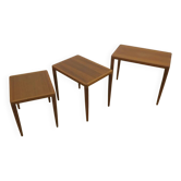 Nest of teak tables – H.W. Klein for Bramin, Denmark 1960 | Mid-Century